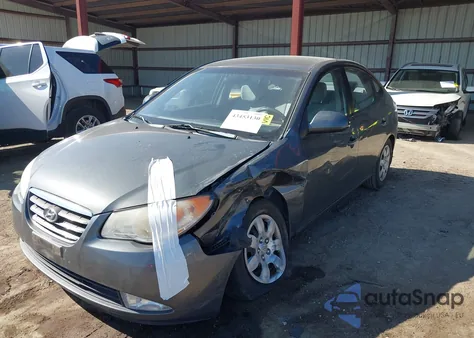 2008 Hyundai Elantra Gls/Se from USA, damaged, VIN KMHDU46D38U340833